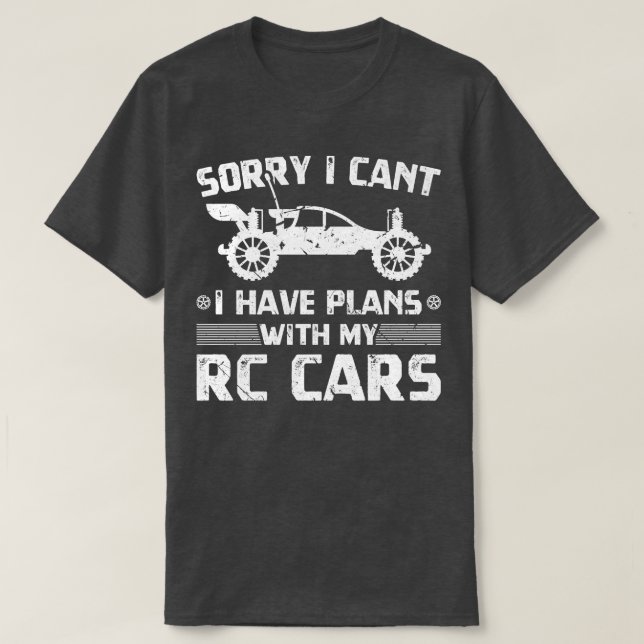 Camiseta Controle remoto de hobby RC (Frente do Design)