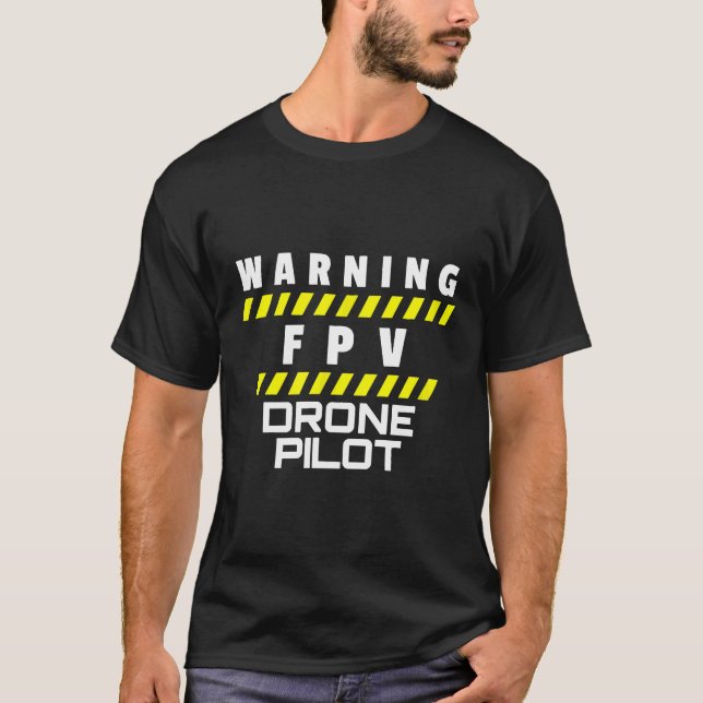 Camiseta Controle Remoto Do Quadrocopter Voador De Drone Ra (Frente)