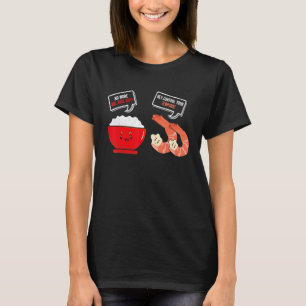 Camiseta Controle seu tempura u2013 Camarões frutos do mar