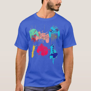 Camiseta Controle todas as coisas: água do controlador de v