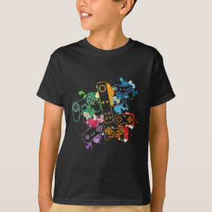 Camiseta Controle Todas As Coisas Com O Controlador De Jogo