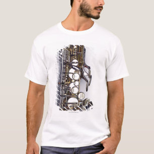 Camiseta Controles do saxofone