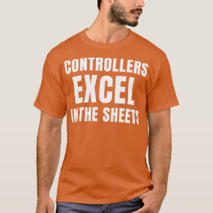 Camiseta Controles Engraçados Excel na Contabilidade de Fol