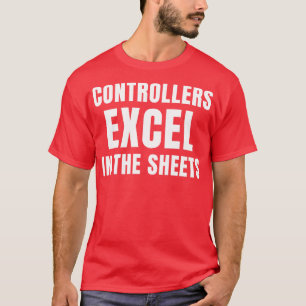 Camiseta Controles Engraçados Excel na Contabilidade de Fol