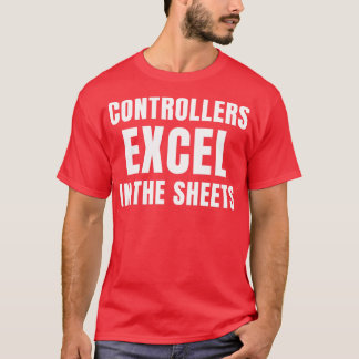 Camiseta Controles Engraçados Excel na Contabilidade de Fol
