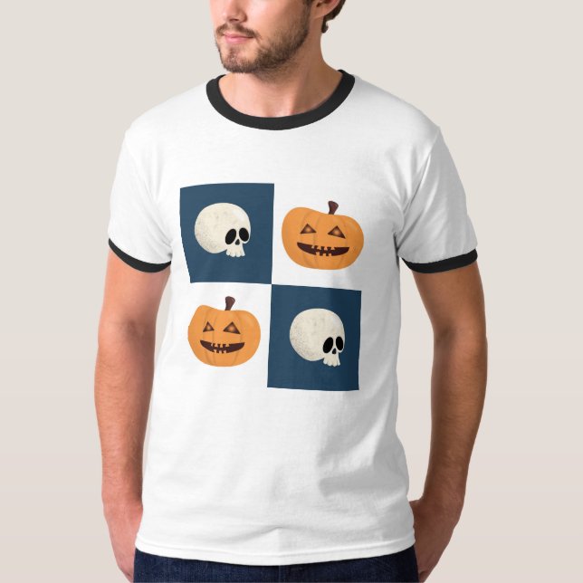 Camiseta Controlo de Skulls e de Pumpkins (Frente)