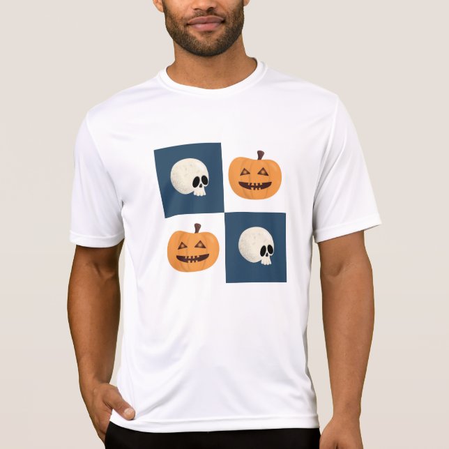 Camiseta Controlo de Skulls e de Pumpkins (Frente)