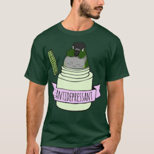 Camiseta Conura verde antidepressiva