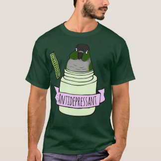 Camiseta Conura verde antidepressiva