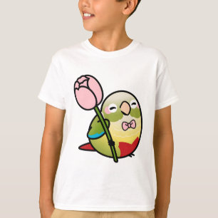 Camiseta Conure de abacaxi com queijo verde anfitrião
