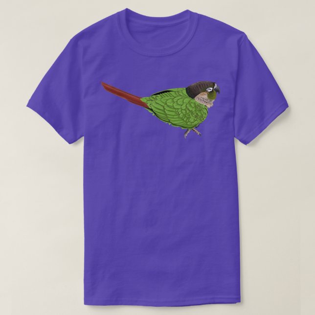 Camiseta Conure de Cheque Verde 1 (Frente do Design)