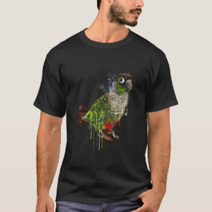 Camiseta Conure Papagaio Maracanã-de-bochecha-verde