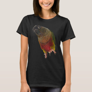 Camiseta Conure Parrot Bird design Green boek Love for b