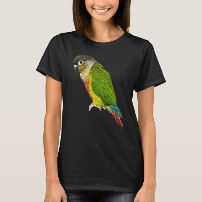 Camiseta Conure Parrot Bird Green Cheek Love for bird (Frente)