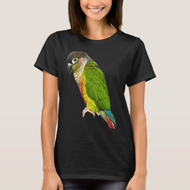 Camiseta Conure Parrot Bird Green cheek Love for birds (Frente)
