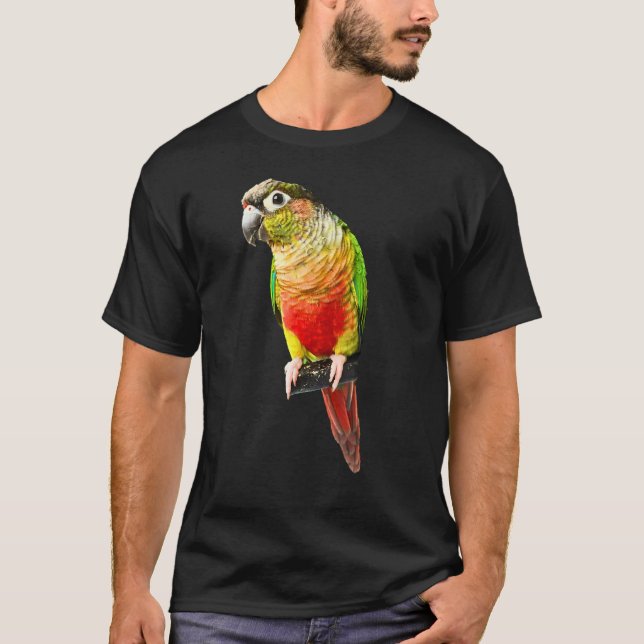 Camiseta Conure Parrot Bird Green cheek Love for birds (Frente)