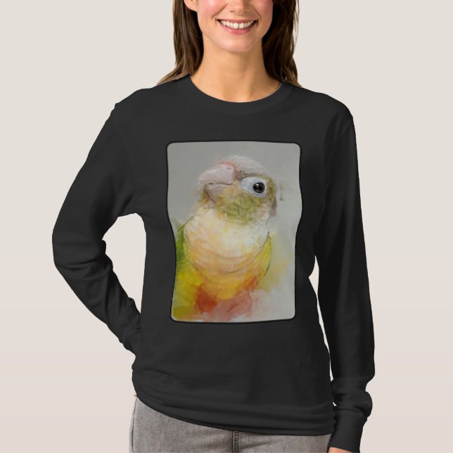 Camiseta Conure Portrait 12 Animal Bird Wildlife Parrot (Frente)