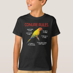 Camiseta Conure Proprietário Conure Lover Parrot Bird Sun C