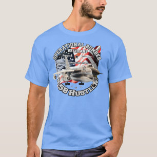 Camiseta Convair B58 Hustler primeiro bombardeiro operacion