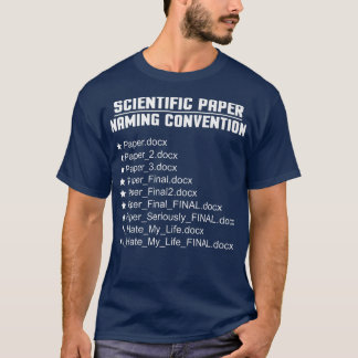 Camiseta Convenção de Nomeação Científica Premium
