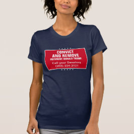 Camiseta Convencer e Remover o Presidente do Senado, Donald
