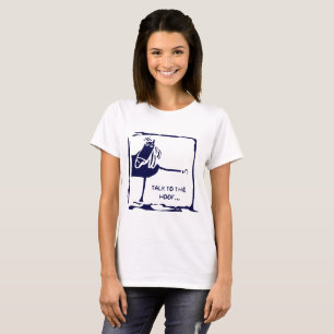 Camiseta CONVERSA à rua engraçada da parte superior da
