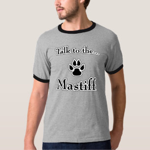 Camiseta Conversa ao t-shirt do preto do Mastiff