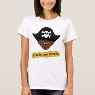 Camiseta Conversa como um pirata preto