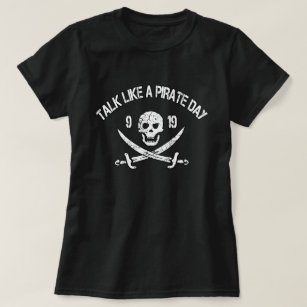 Camiseta Conversa como um t-shirt do dia do pirata
