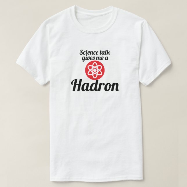 Camiseta Conversa da ciência engraçada (Frente do Design)