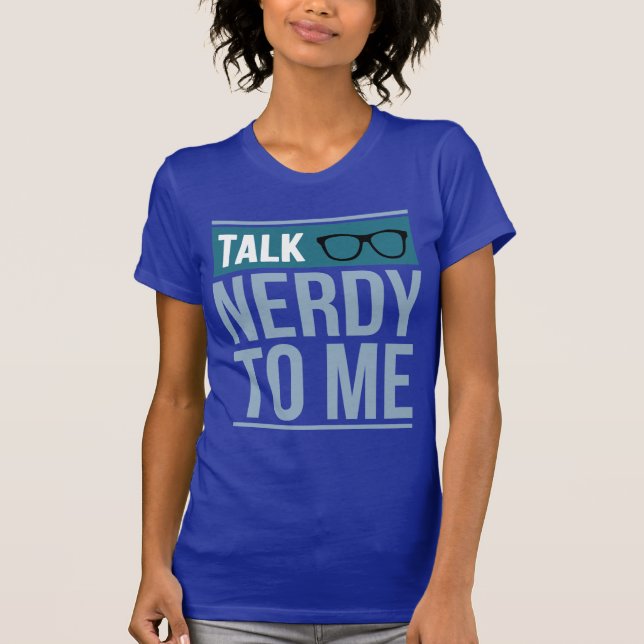 Camiseta conversa nerdy a mim (Frente)