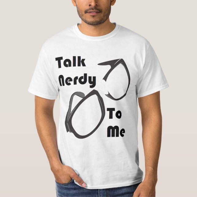 Camiseta Conversa Nerdy a mim (Frente)