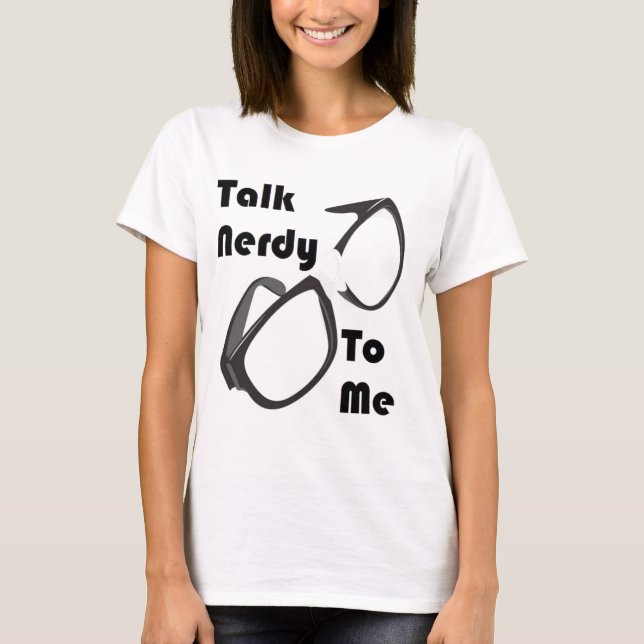 Camiseta Conversa Nerdy a mim (Frente)
