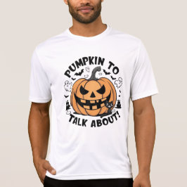 Camiseta conversa sobre o halloween