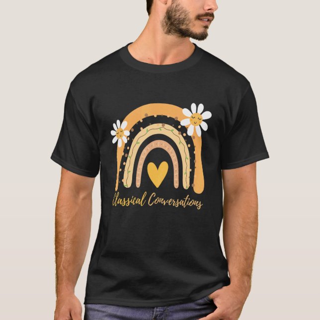 Camiseta Conversações Clássicas do Arco-Íris Cuta Escolas D (Frente)