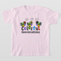 Conversações Coloridas Blocos Gouldian Birdorable