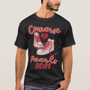 Camiseta Conversão e pérolas - tênis
