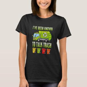 Camiseta Conversar Caminhão de Lixo para Trabalhador de San