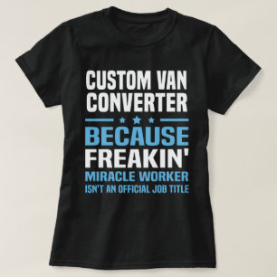 Camiseta Conversor de Van Personalizado