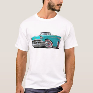 Camiseta Convertible 1957 de turquesa de Chevy Belair