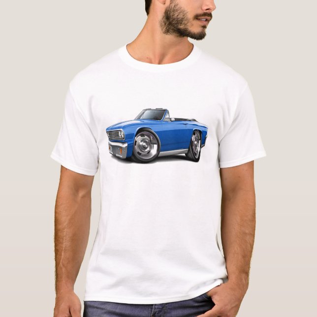 Camiseta Convertible 1964 azul de Chevelle (Frente)