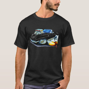 Camiseta Convertible 1965 preto de Corveta