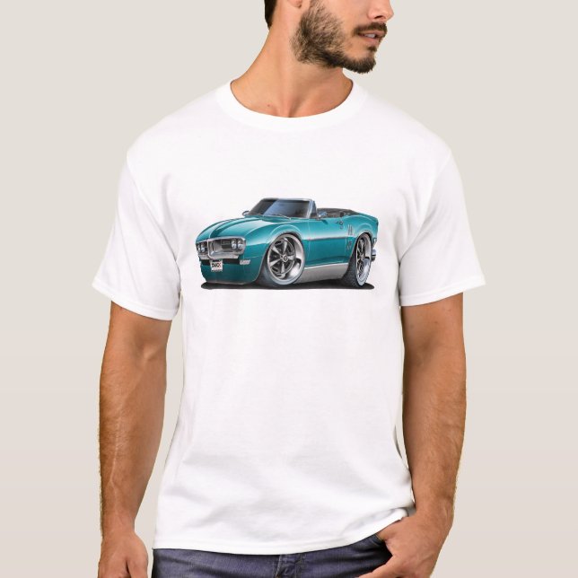 Camiseta Convertible 1968 da cerceta de Firebird (Frente)