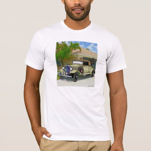 Camiseta Convertible de 32 Plymouth no Florida Sun (Frente)
