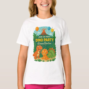 Camiseta Convite ao aniversário de criança - Datas do Parti