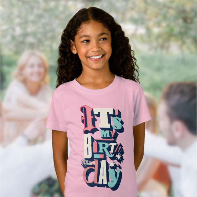 Camiseta Convite de aniversário (Criador carregado)