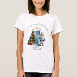 Camiseta Convite de Aniversário Mágico do Papai Noel – 1º A