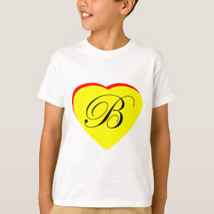 Camiseta Convite De Casamento Coração Vermelho Amarelo B O