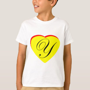 Camiseta Convite De Casamento Coração Vermelho Y Amarelo O