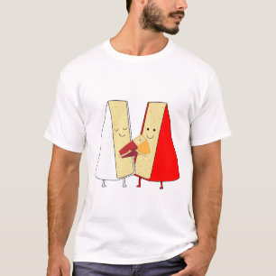 Camiseta Convite de festas De Vinho E Queijo